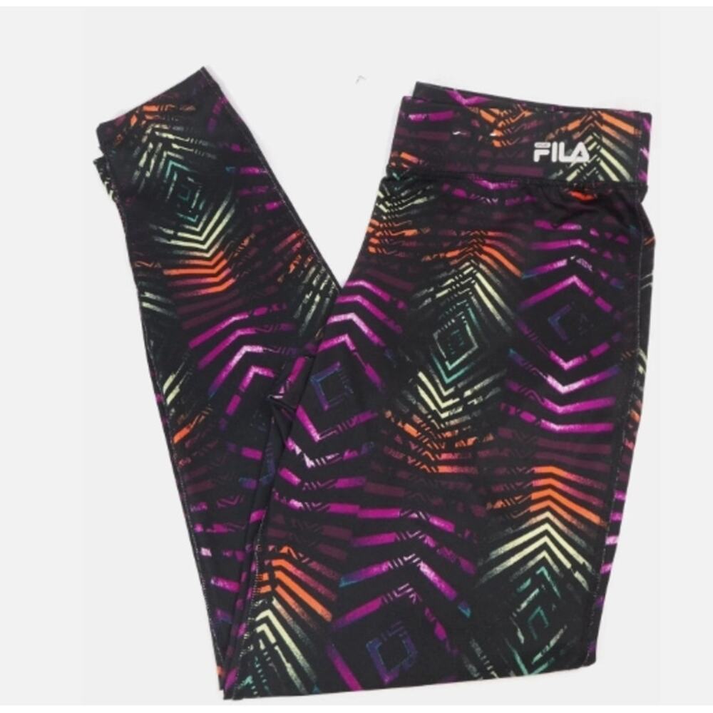 Fila Sport Plus Size 3X Multicolor Performance Leggings Yoga Pants
